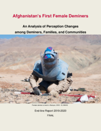 Afghanistan’s First Female Deminers