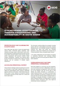 Strengthening effectiveness through safeguarding and accountability in South Sudan