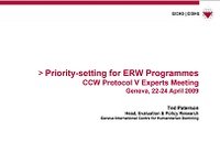 Priority Setting for ERW Clearance Programmes