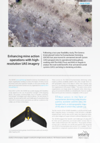 Enhancing Mine Action Operations with High-Resolution UAS Imagery
