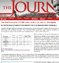 The Performance of Militaries in Humanitarian Demining