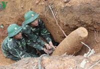 Article published on the VietnamNet website | Mine clearance needs both domestic, international resources
