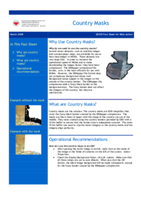 Fact sheet on Country Mask Shapefiles