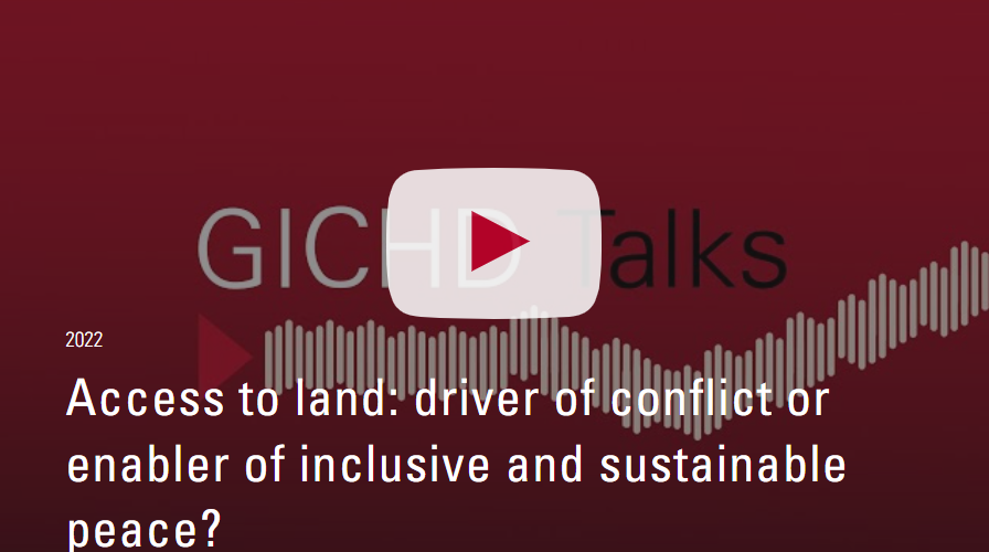 Access to land: driver of conflict or enabler of inclusive and sustainable peace?