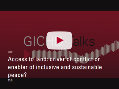 Access to land: driver of conflict or enabler of inclusive and sustainable peace?
