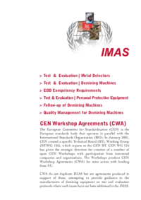 CEN Workshop Agreements Flyer