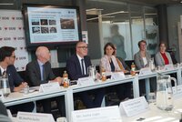 The GICHD Welcomes Federal Councillor Martin Pfister, Head of the Federal Department of Defence, Civil Protection and Sport DDPS, to the Maison de la Paix