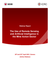 Webinar Report | The Use of Remote Sensing and Artificial Intelligence in the Mine Action Sector