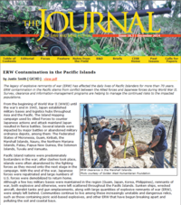 ERW Contamination in the Pacific Islands