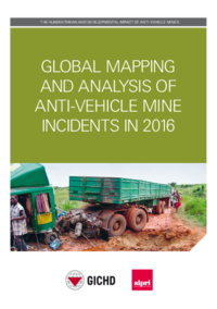 Global mapping and analysis of anti-vehicle mines incidents in 2016