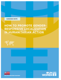 UN Women - How to promote gender-responsive localisation in humanitarian action - Guidance Note