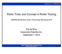 Roller Trials and Concept of Roller Testing
