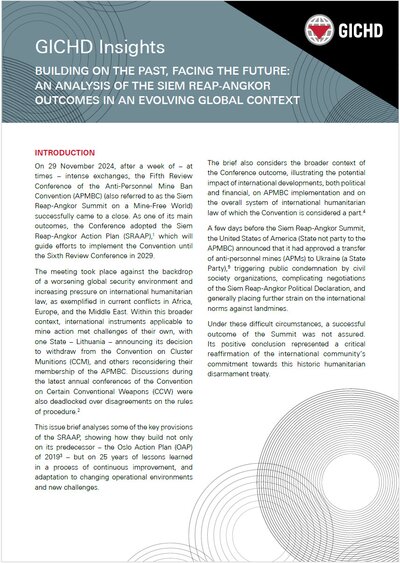 Building on the past, facing the future: an analysis of the SIEM REAP-ANGKOR outcomes in an evolving global context.