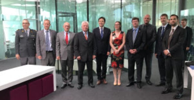 Heads of Austrian, German and Swiss Armed Forces visit the GICHD