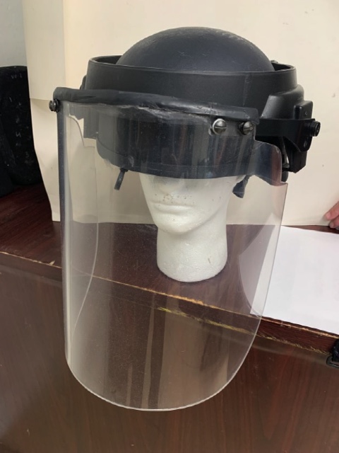 Safe Pro Fragmentation and Blast Resistant Helmet + Visor