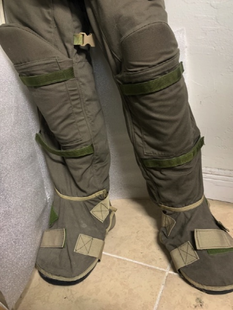 Safe Pro Fragmentation and Blast Resistant Shin Guard Ensemble