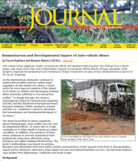 Humanitarian and Developmental Impact of Anti-vehicle Mines