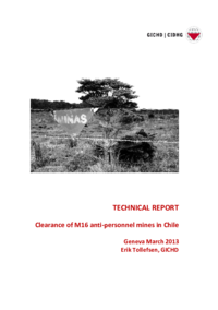 Clearance of M16 anti-personnel mines in Chile