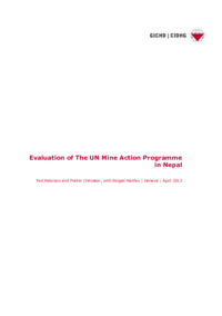 Evaluation of The UN Mine Action Programme in Nepal