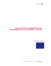 Evaluation of EC-Funded Mine Action in South East Europe | 2002-2007