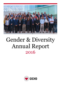 Gender and Diversity Annual Report 2016
