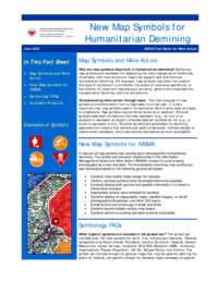 Fact sheet on Map Symbology