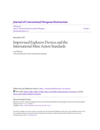 Improvised Explosive Devices and the International Mine Action Standards