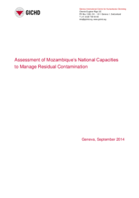 Assessment of Mozambique's National Capacities to Manage Residual Contamination