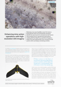 Enhancing Mine Action Operations with High-Resolution UAS Imagery