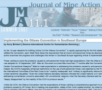 Implementing the Ottawa Convention in Southeast Europe
